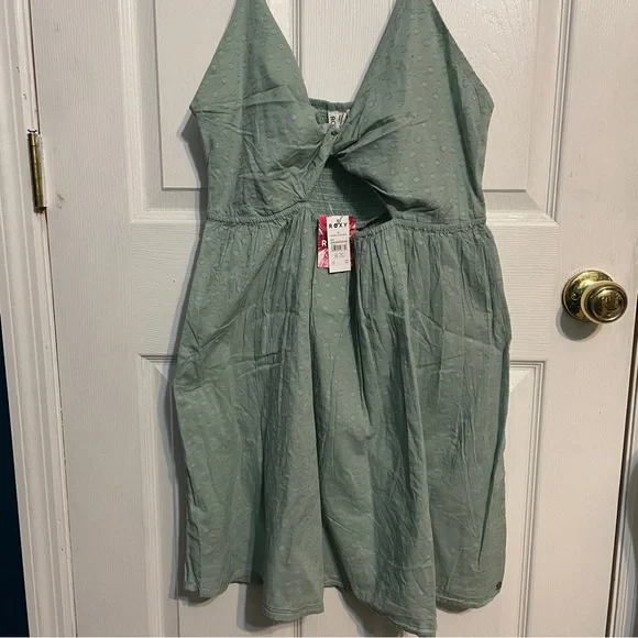 Roxy Evening Glow Strappy Mini Dress NWT - Picture 4 of 4